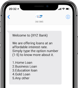 360 Sms App finance 2 way services and sharing